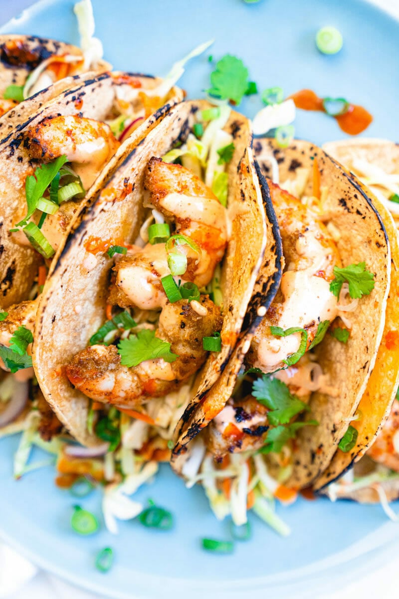 Grilled shrimp tacos