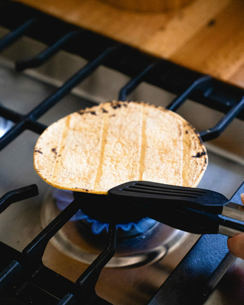 How to warm tortillas