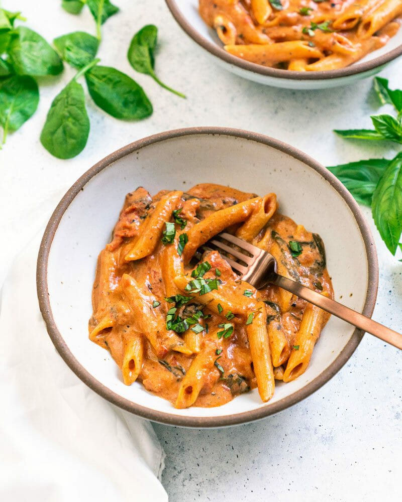 Goat cheese pasta