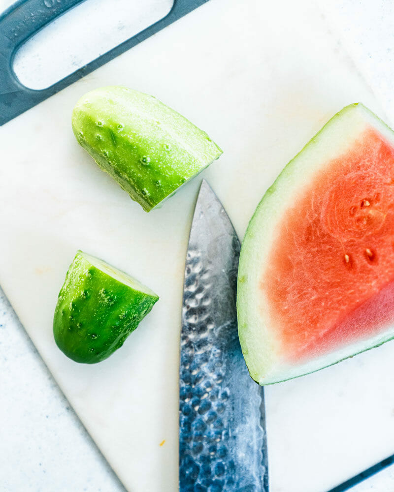 Cutting fruit