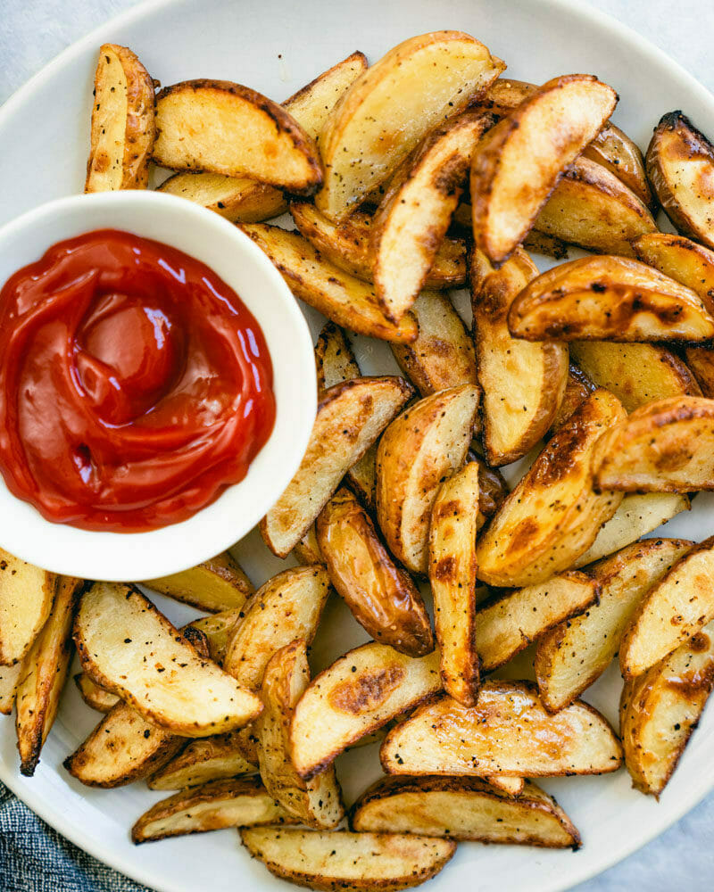 Baked potato wedges