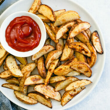 Baked potato wedges