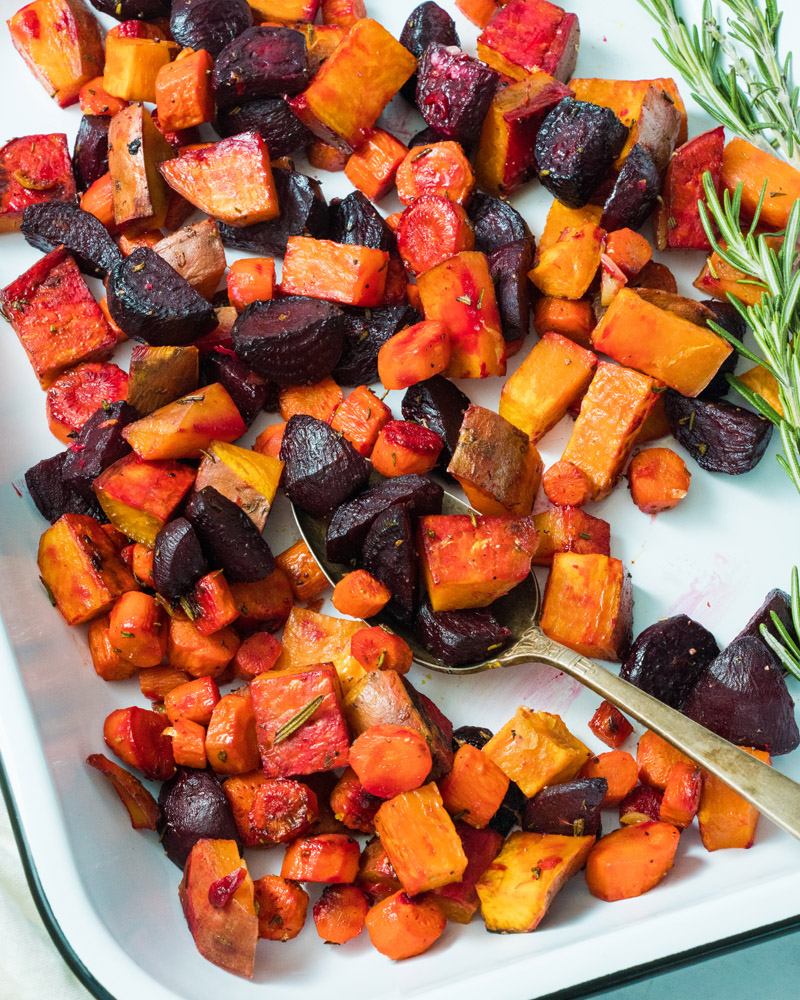 Roasted root vegetables