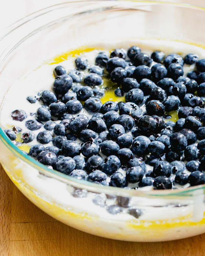 Blueberry cobbler