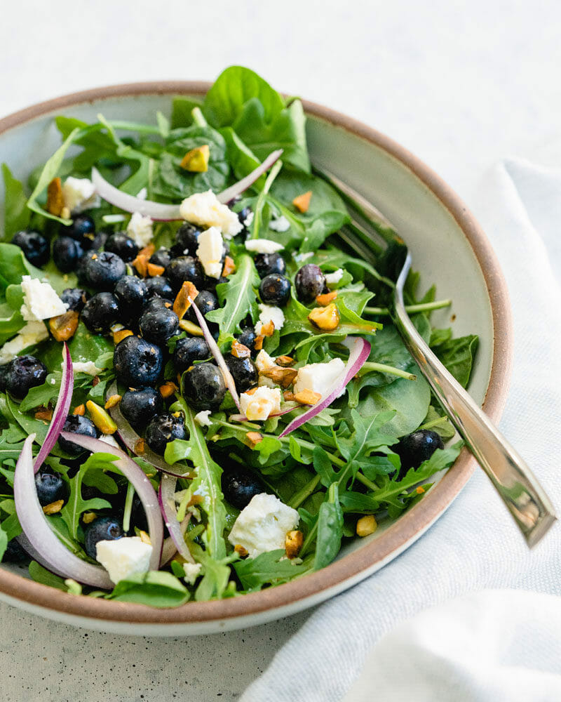 Spinach blueberry salad