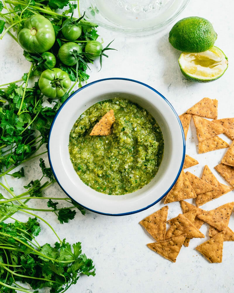 Green tomato salsa 