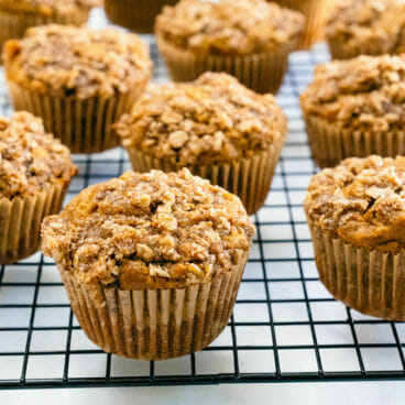 Healthy pumpkin muffins