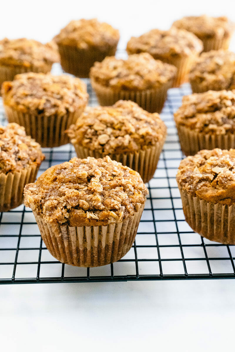Healthy pumpkin muffins
