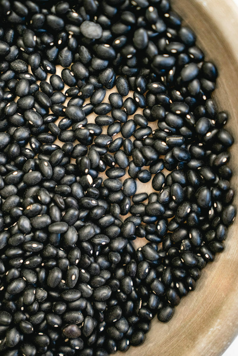 Dried black beans