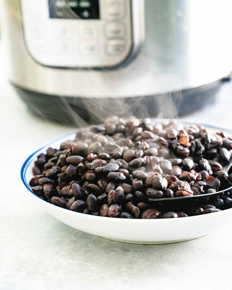 Black beans in an Instant Pot