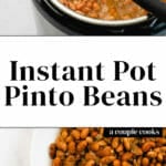 Instant Pot Pinto Beans