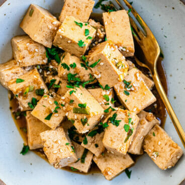 Marinated tofu