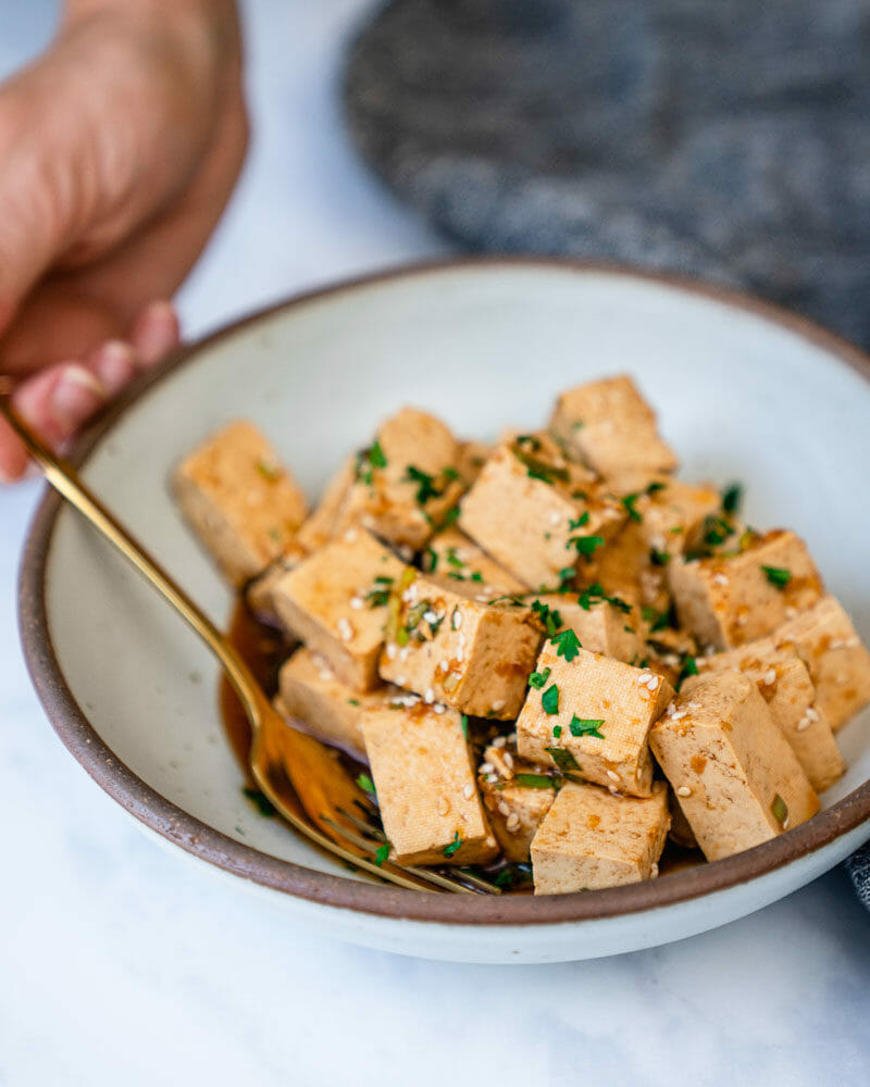 Marinaded tofu