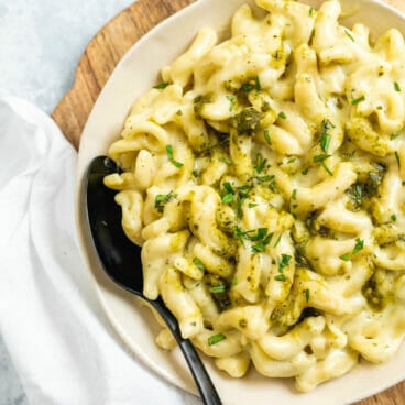 Pesto mac and cheese