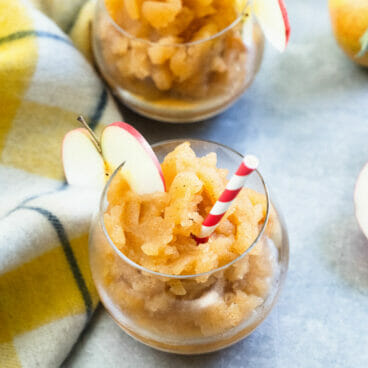 Apple cider slushie