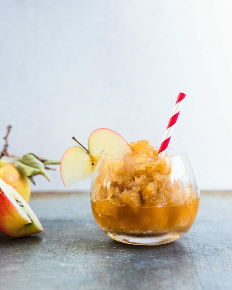 Apple cider slushie