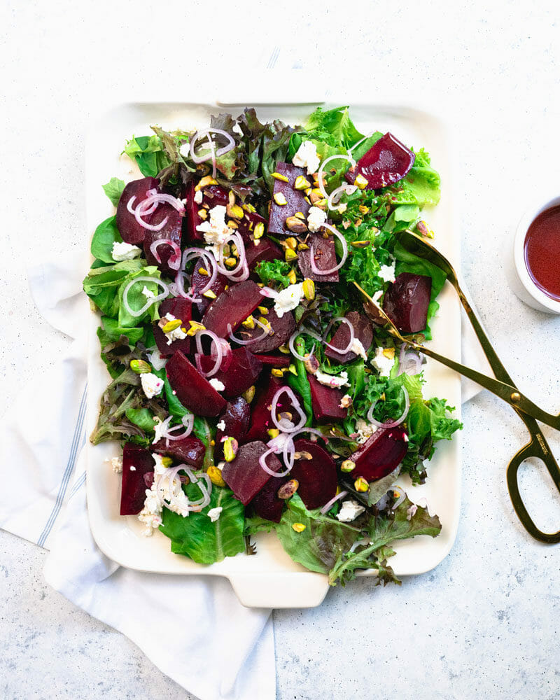 Roasted beet salad