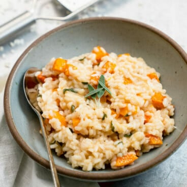 Butternut squash risotto