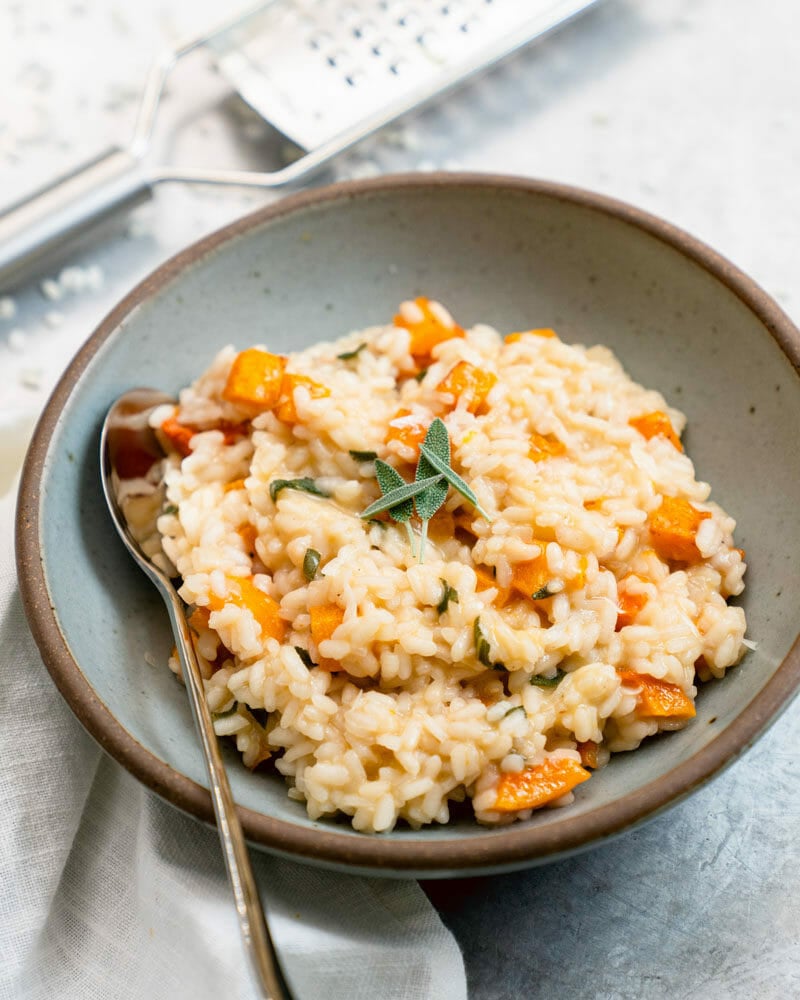 Butternut squash risotto