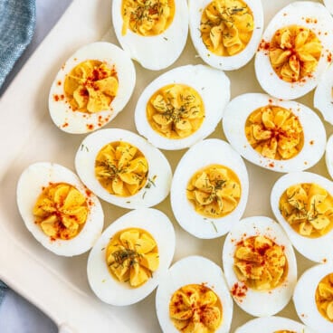 Easy deviled eggs