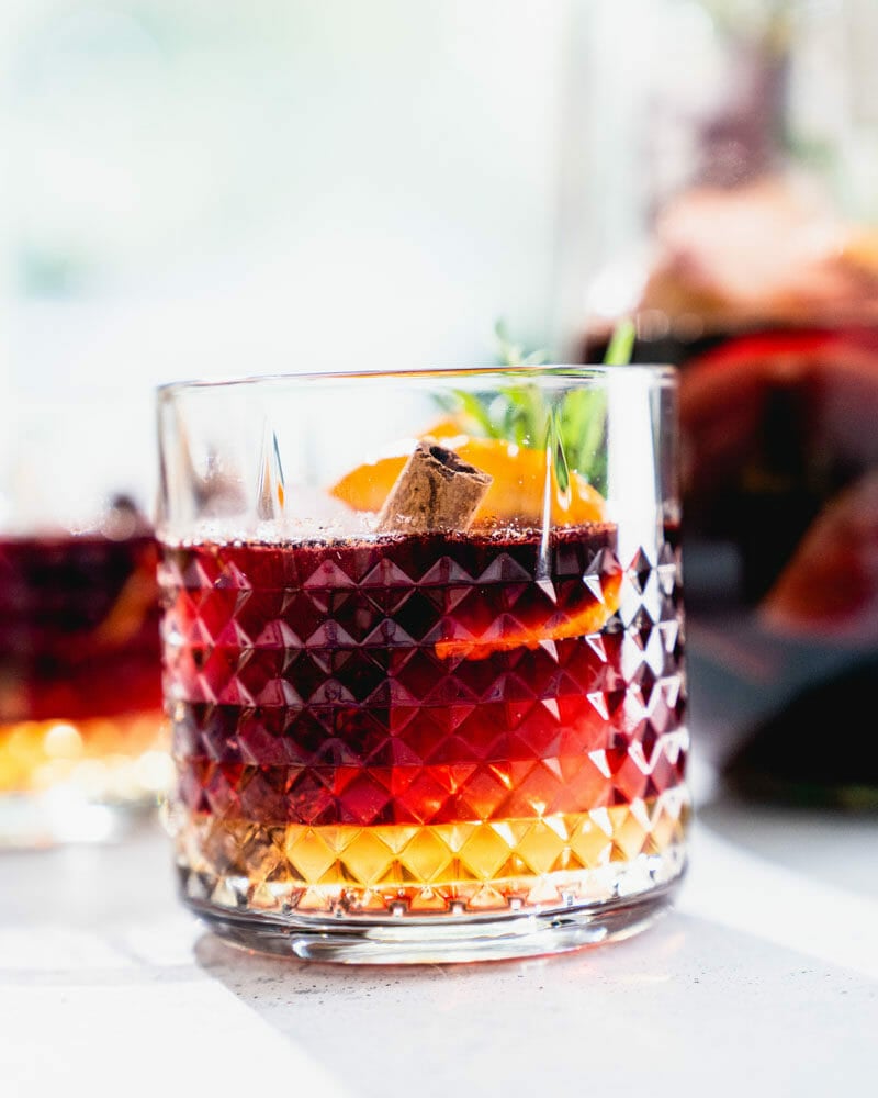 Apple cider sangria
