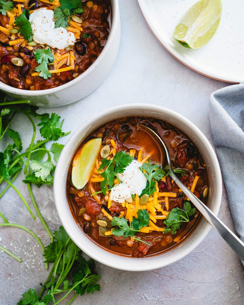 Instant Pot Vegetarian Chili
