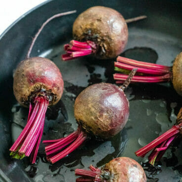 Oven roasted beets