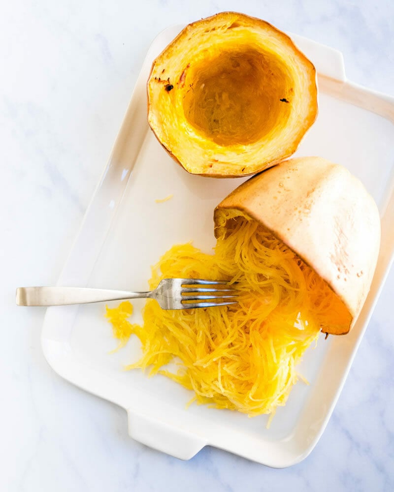Roasted spaghetti squash