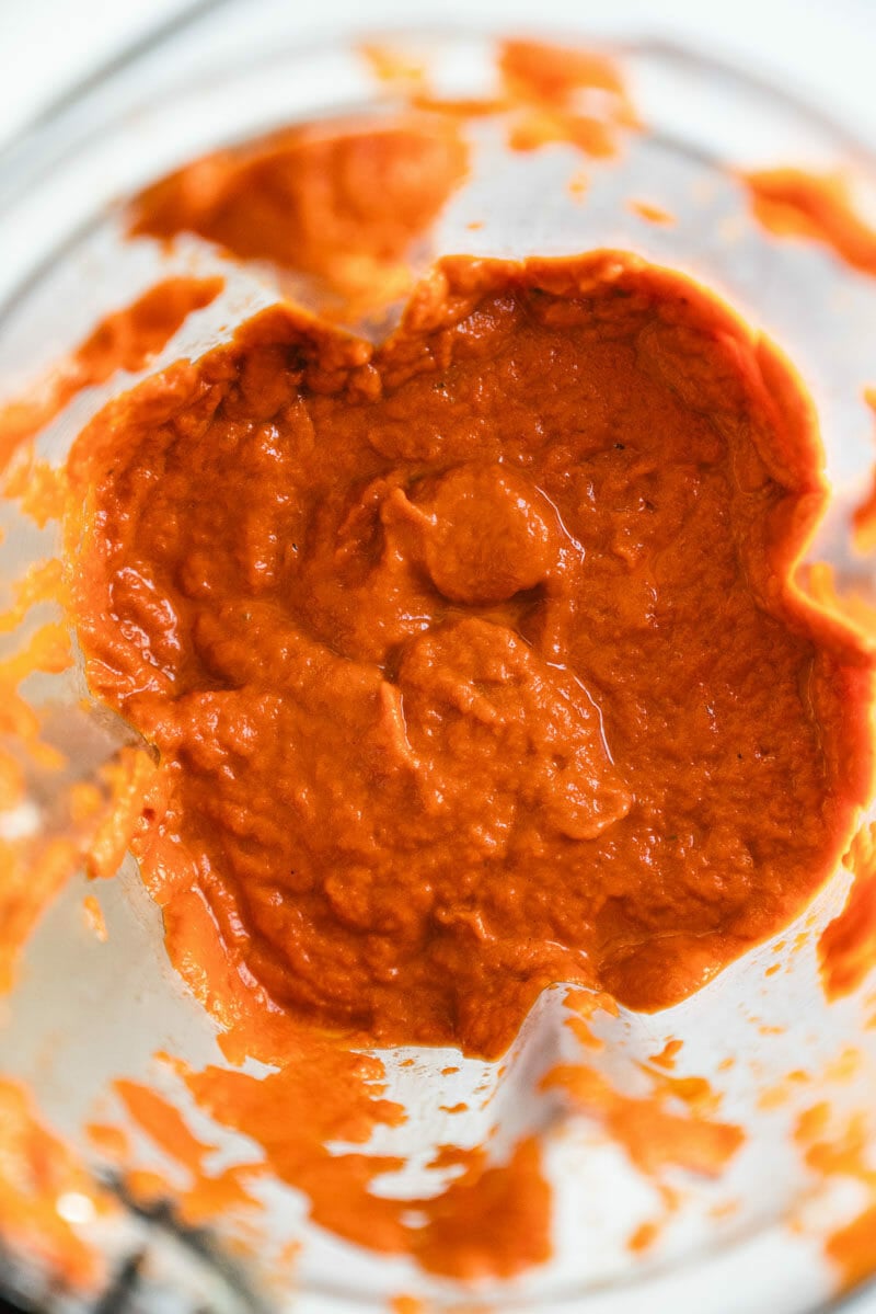Sauce in blender
