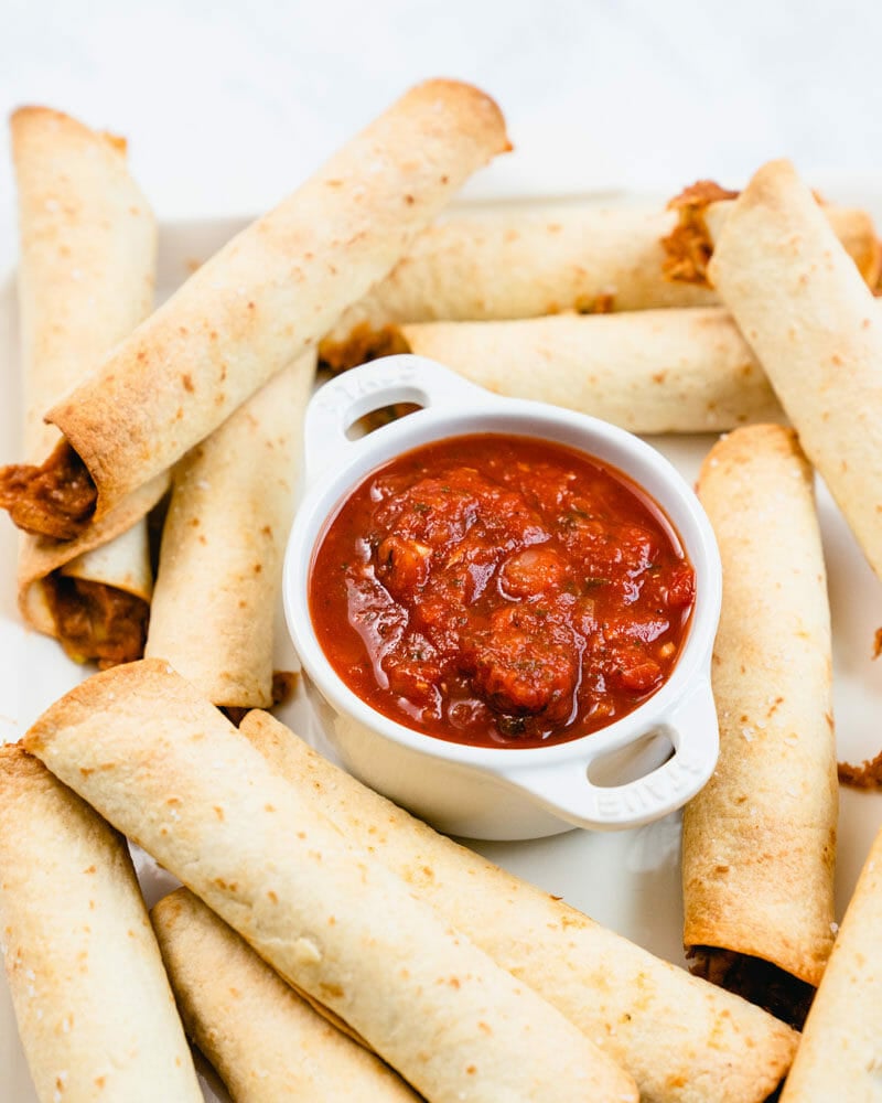 Baked flautas