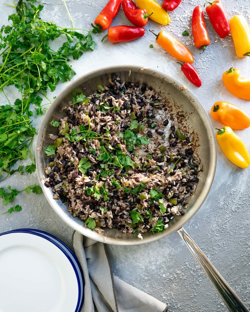 Black beans and rice