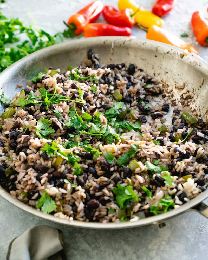 Black beans and rice