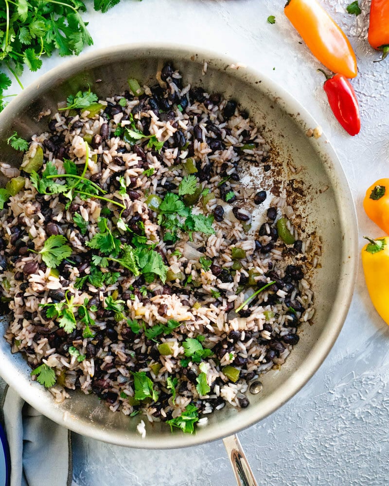 Black beans and rice