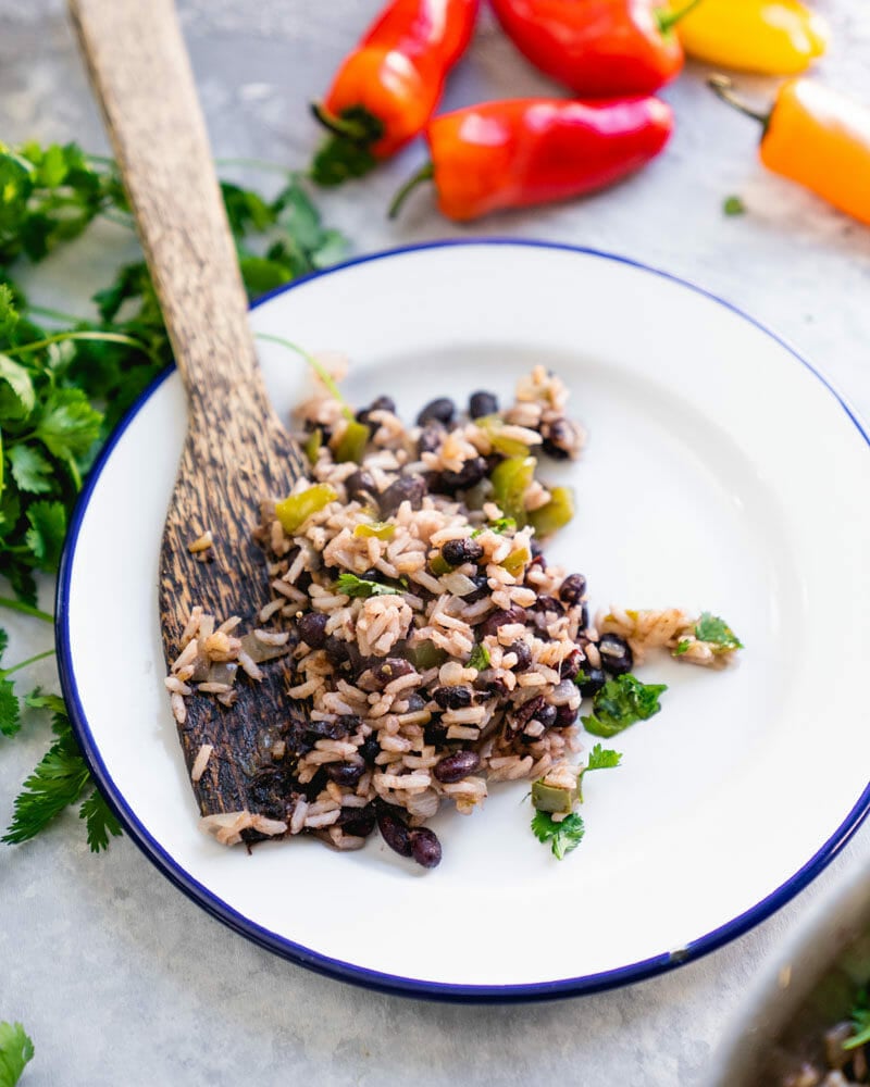Black beans and rice
