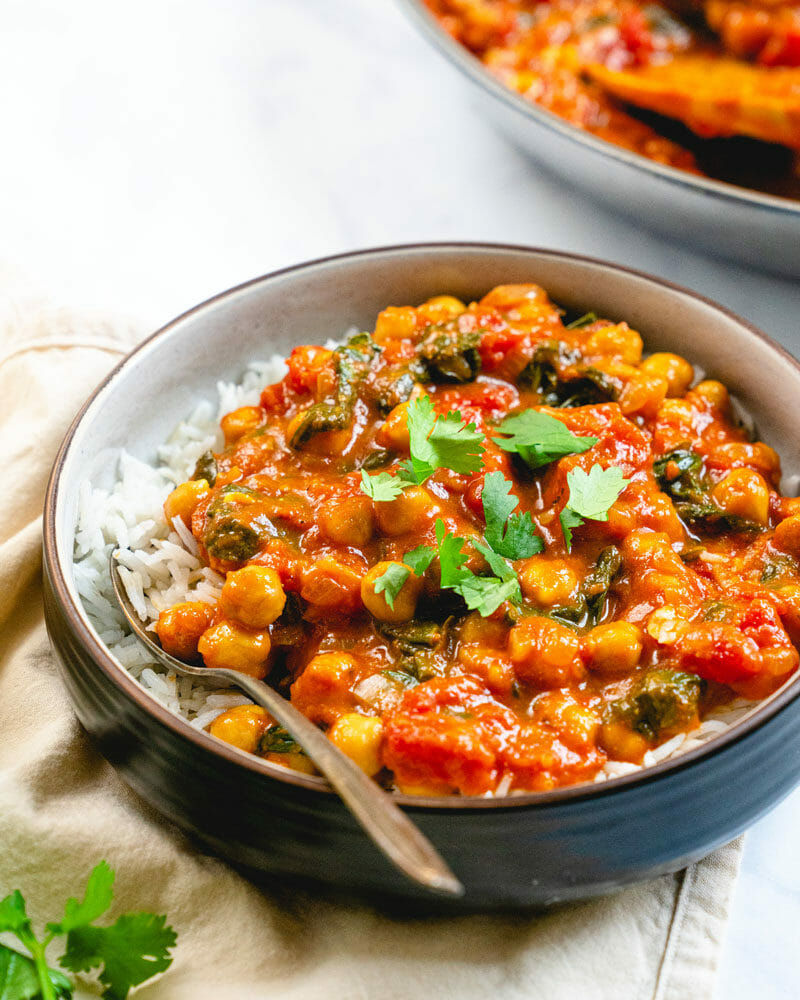Vegan chickpea curry