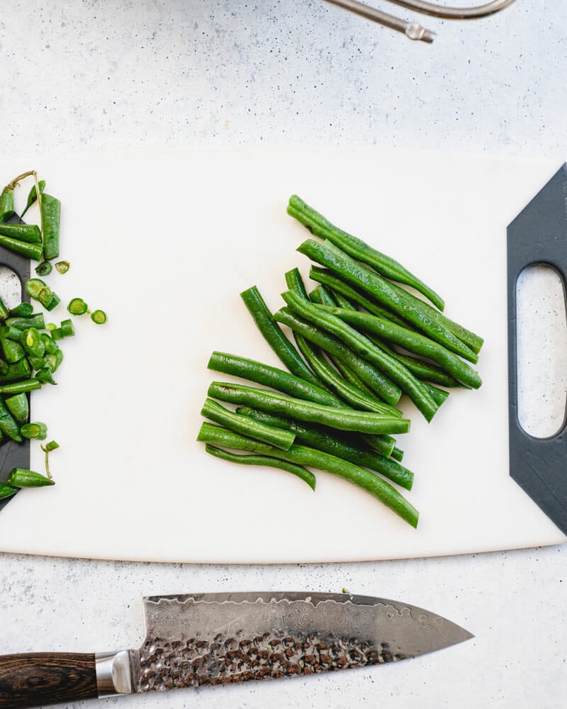 How to trim green beans