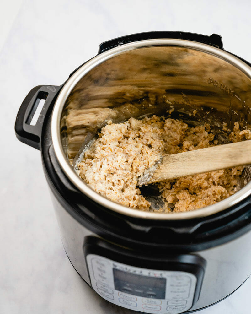 Quick release and stir