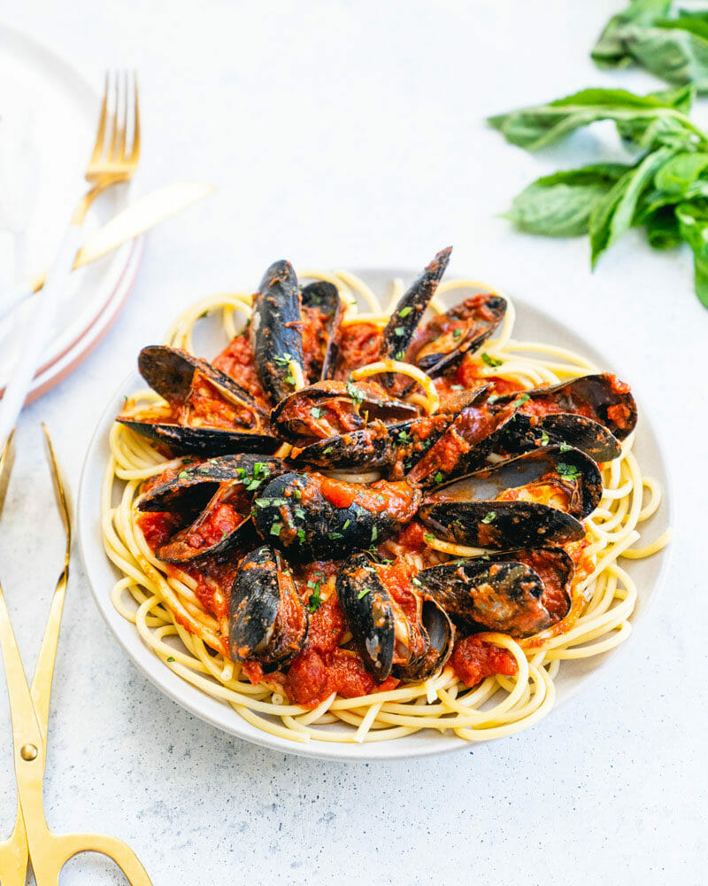 Mussels marinara