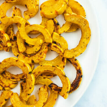 Roasted delicata squash