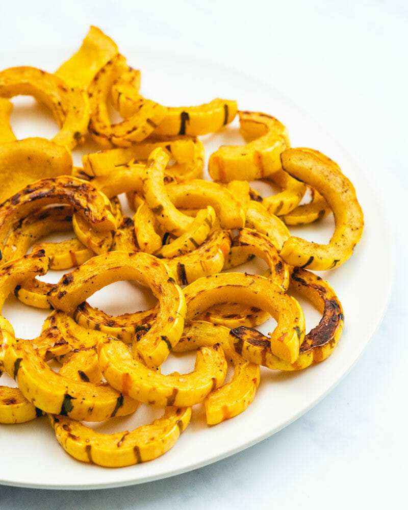 How to roast delicata squash 