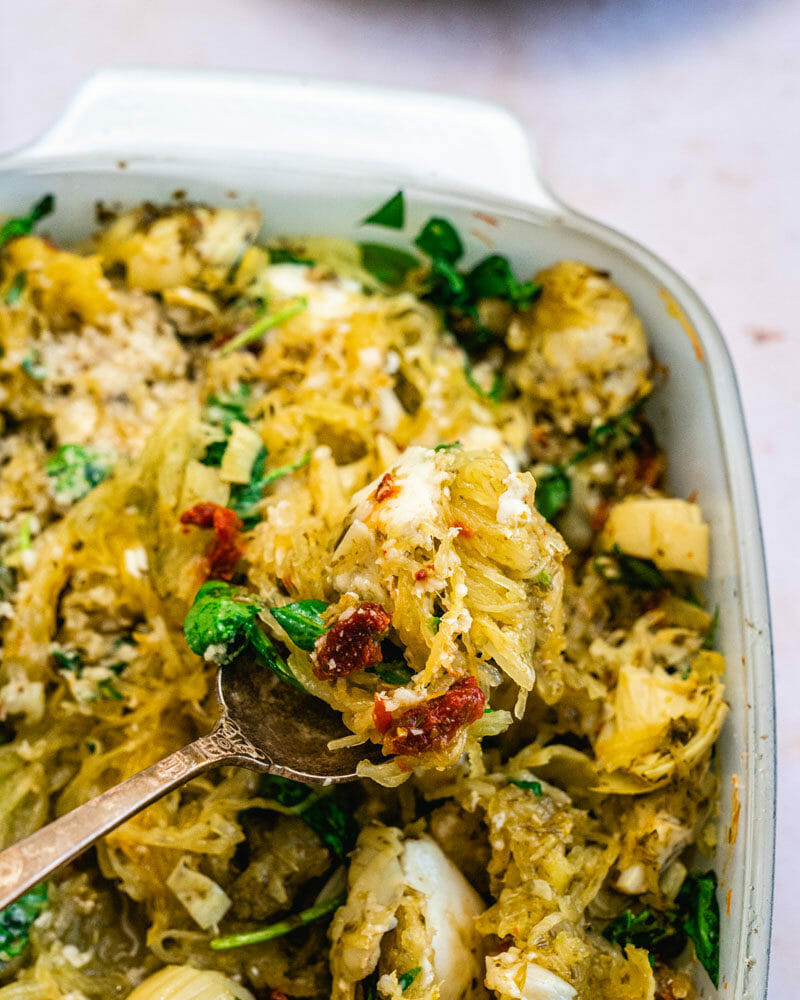 Spaghetti squash casserole