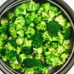 Steamed broccoli