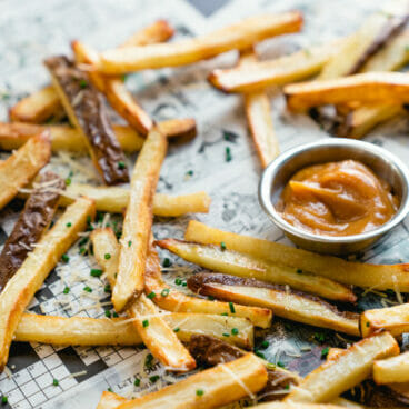 Parmesan truffle fries