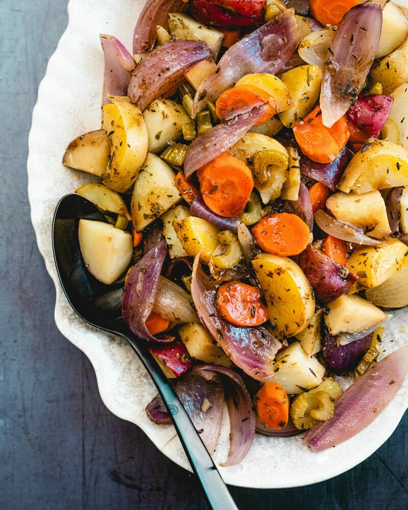 Braised vegetables