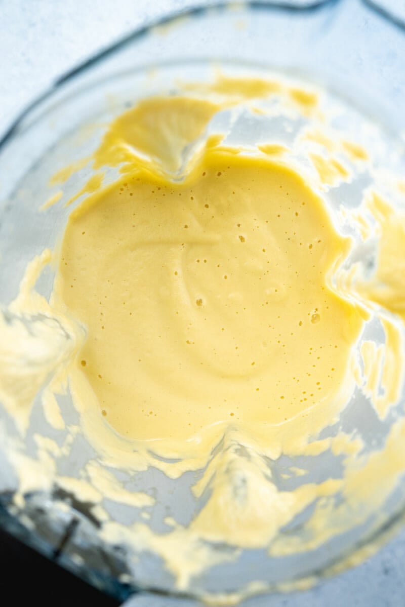 Blender with sauce