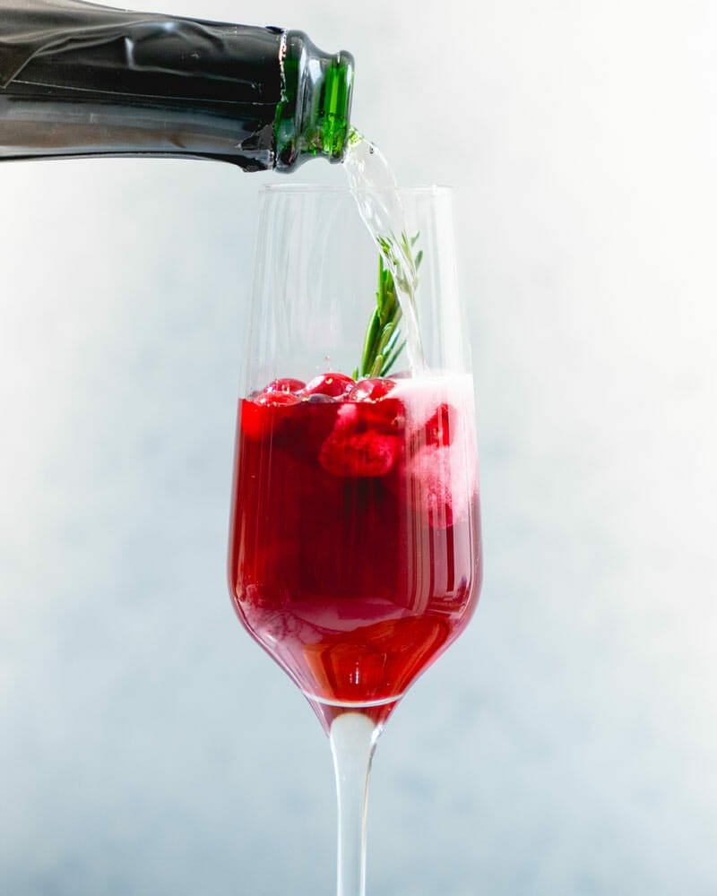 Pouring champagne
