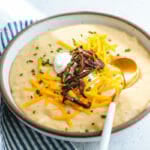 Easy loaded potato soup