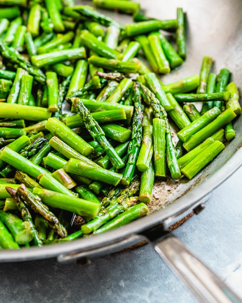 Sauteed asparagus