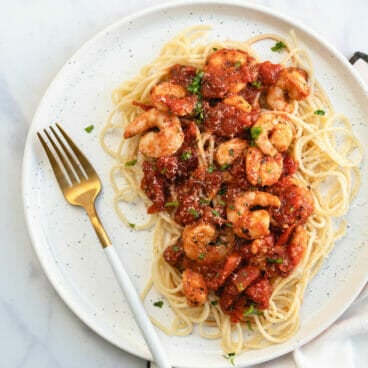 Shrimp marinara