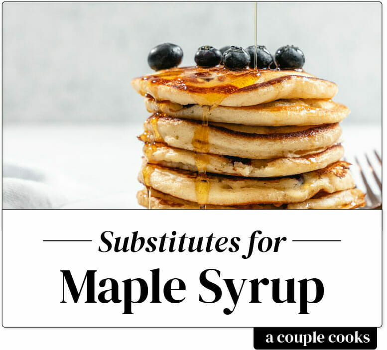 Substitute for Maple Syrup